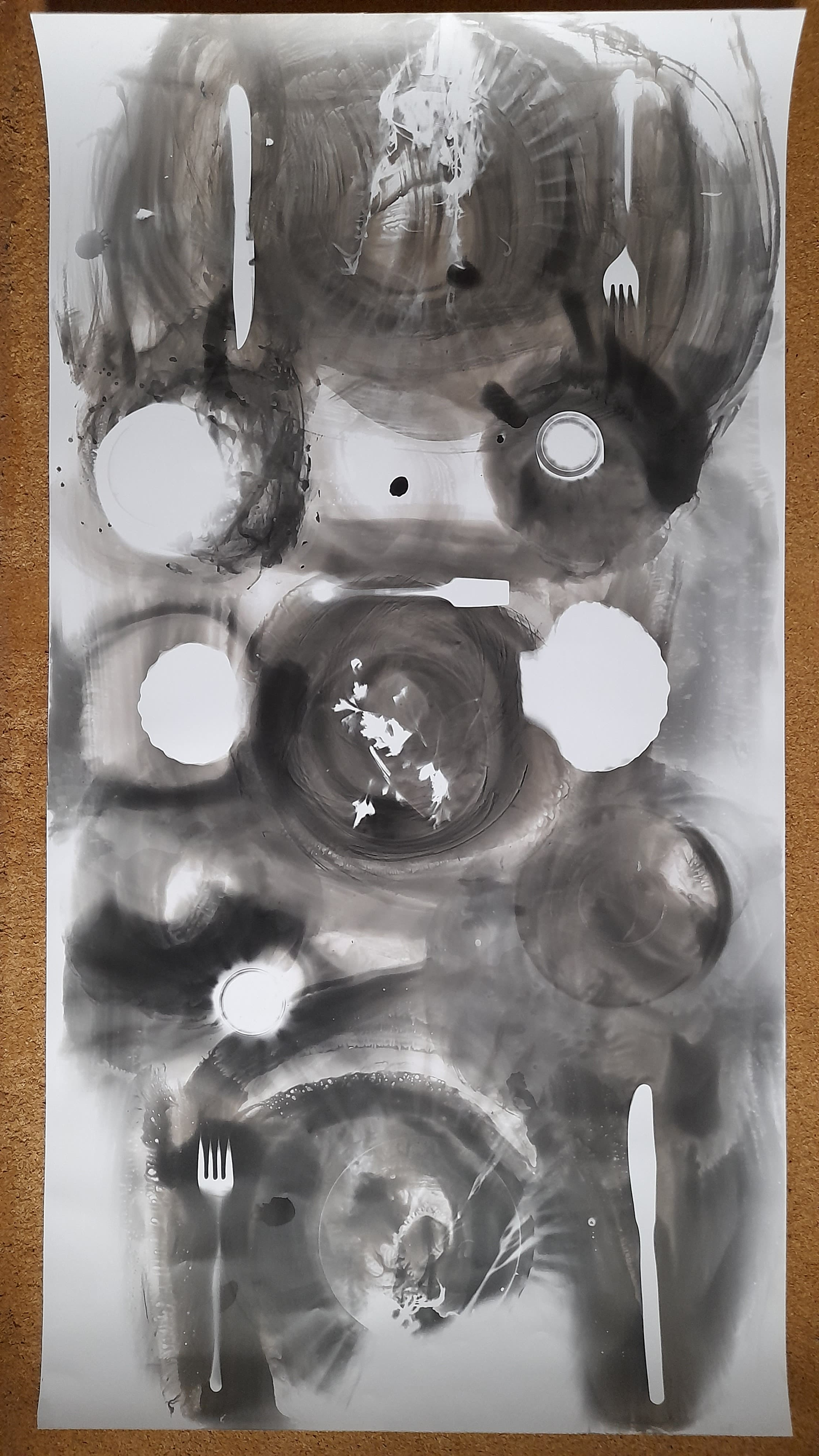 Quimigrama #001 — Jantar Beta, negativo original FOMA Variant III